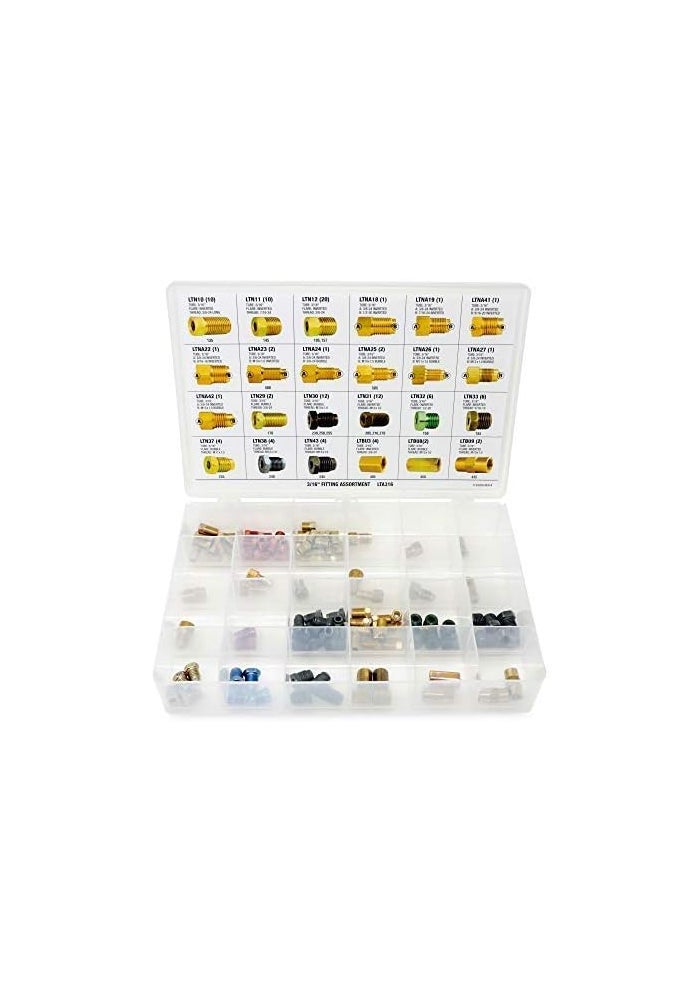 4LIFETIMELINES 3/16 Inch Brake Line Fitting Assortment - 24 SKU - Image 3