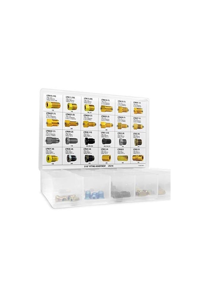 4LIFETIMELINES 3/16 Inch Brake Line Fitting Assortment - 24 SKU - Image 4