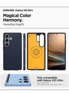 Spigen Nano Pop Mag Samsung Galaxy S25 ULTRA MagSafe Case Cover Mil Grade (2025) - Blueberry Navy  - Image 2