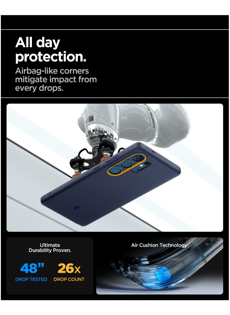 Spigen - Nano Pop Mag Samsung Galaxy S25 ULTRA MagSafe Case Cover Mil Grade (2025) - Blueberry Navy - Image 1