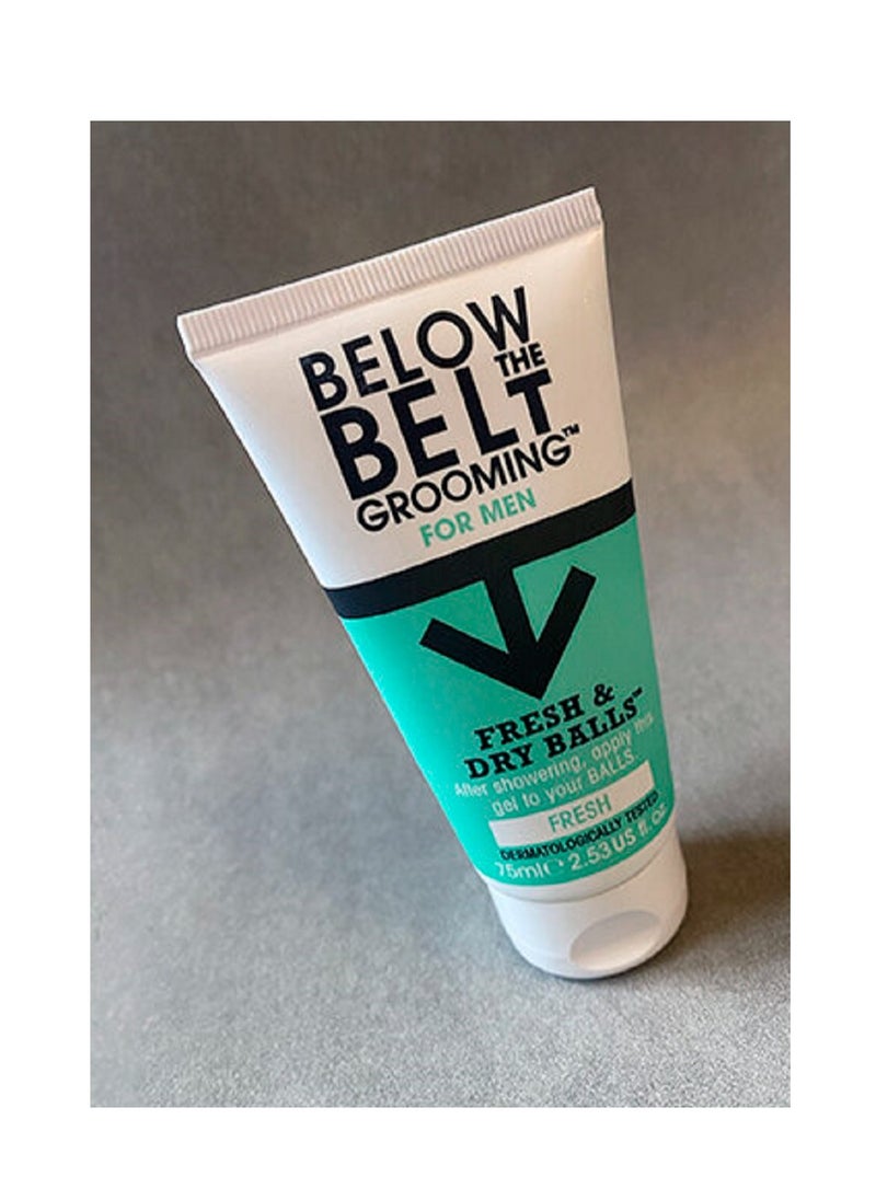 Below The Belt - Below The Belt Grooming Fresh & Dry Balls 75 ml Fresh - Image 1