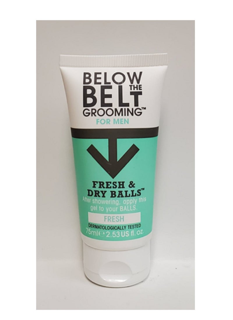 Below The Belt - Below The Belt Grooming Fresh & Dry Balls 75 ml Fresh - Image 1