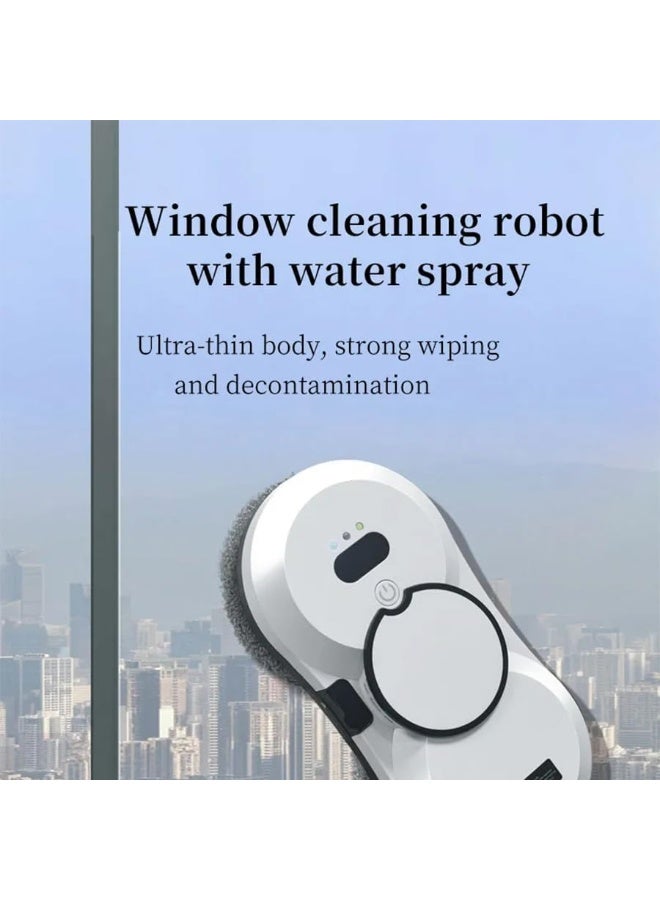 UanTii Water Spray Window Cleaning Robot Intelligent High-rise Double-sided Brushless Motor Glass Cleaner Spray Type with Remote Controller  - Image 2