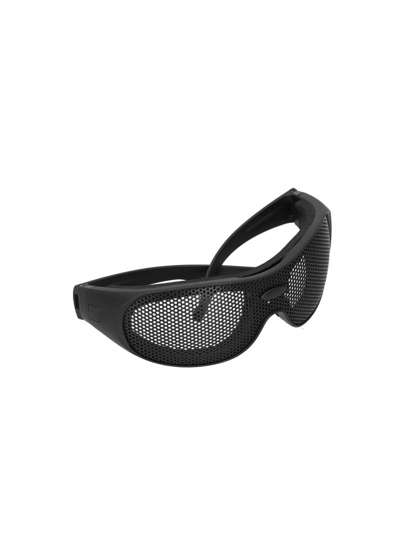 SYOSI - Safety Goggles, Breathable Impact Resistant Iron Mesh Pattern Uv400, Against Wind and Sand, for Outdoor Game, Windproof Safety Glasses for Most Face Shapes, Breathable Design with Glasses Case(1 Pack) - Image 1