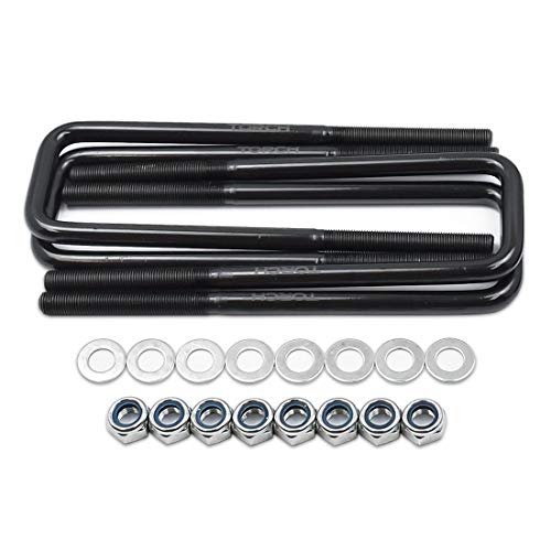 TORCH Off Road Torch 10.5" Square Extended U Bolts Extra Long 2.5" Wide 9/16" Ubolt w Hardware - Image 2