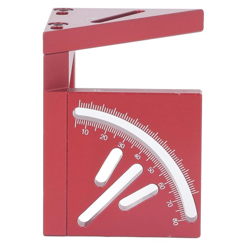 Aluminum Alloy Multi Angle Measuring Ruler 45 90 Degree High Precision Woodworking Tool - Image 4