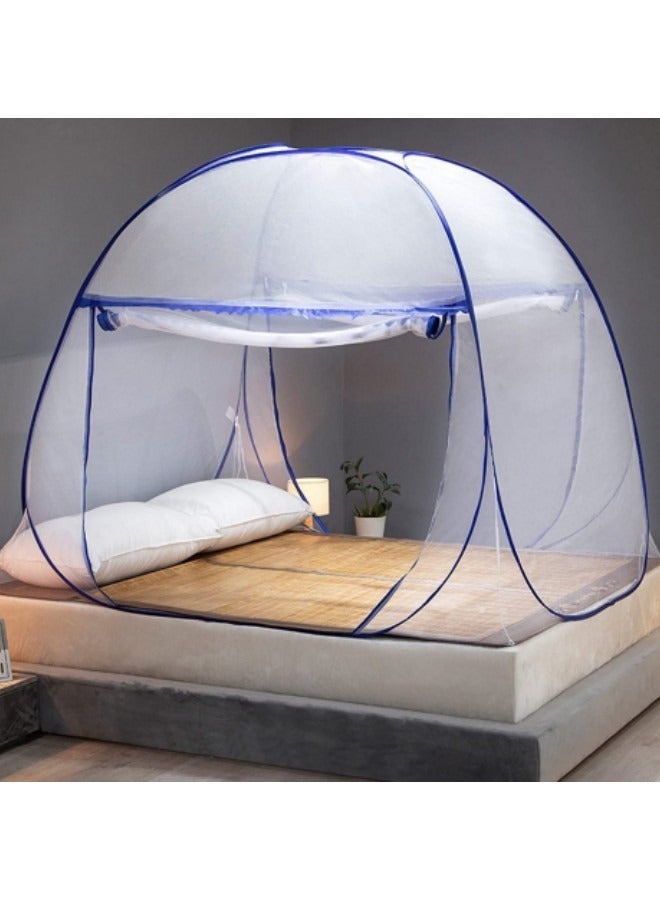 GGEROU Portable Pop Up Mosquito Net Tent, Foldable Mosquito Sleeping Net, Double Door Zip Portable Tent, 180*200*150cm - Image 1