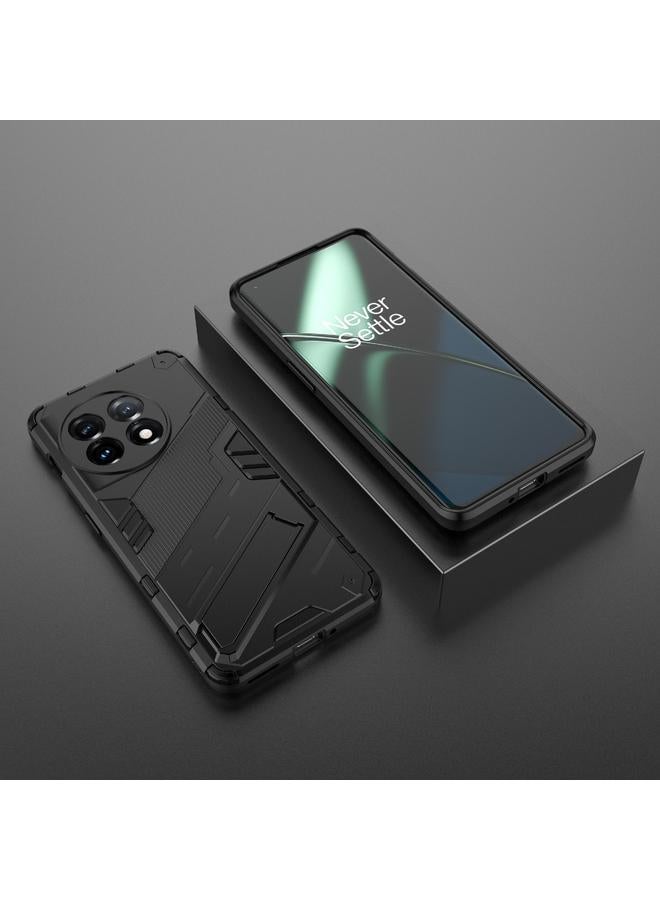 اس-توب جراب لهاتف OnePlus 11 5G Punk Armor 2 في 1 PC + جراب هاتف مقاوم للصدمات من مادة TPU مع حامل غير مرئي - Image 5