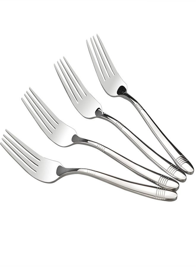 Begale 12-Piece Stainless Steel Dessert Forks, 6.8-INCH - Image 1
