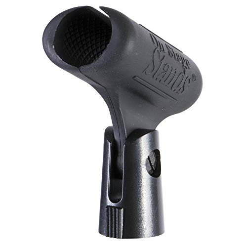 OnStage On-Stage MY100 Unbreakable Rubber Universal Dynamic Microphone Clip,Black - Image 2