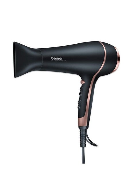 Nextlevel Hc30 With Germen Technology 2400 Watts Hair Dryer With 3 Heat Levels Cold Air Setting Soft Touch Surface 2 Fan Speeds Along With Loop For Hanging Anywhere (3 Year Warranty)