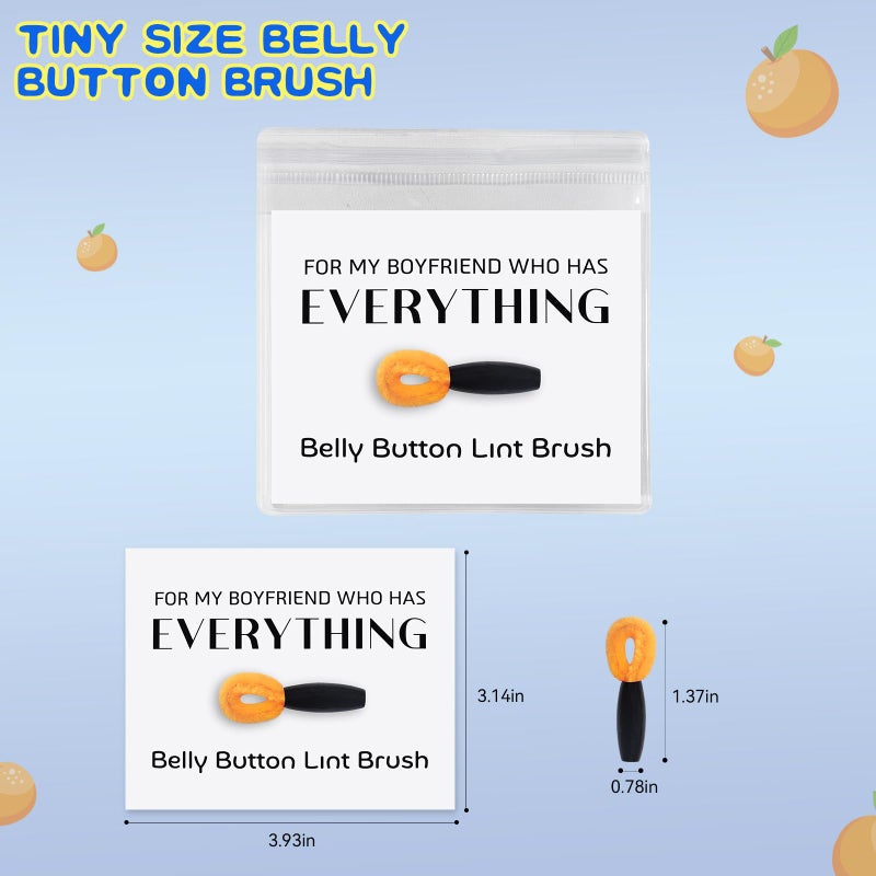 SELORY Valentines Day Gifts for Him Boyfriend Funny Gifts for Boyfriend Boyfriend Birthday Gifts  Mens Valentines Day Gifts Funny Valentines Day Gifts for Him Funny Gag Gifts for Him Belly Button Brush - Image 2