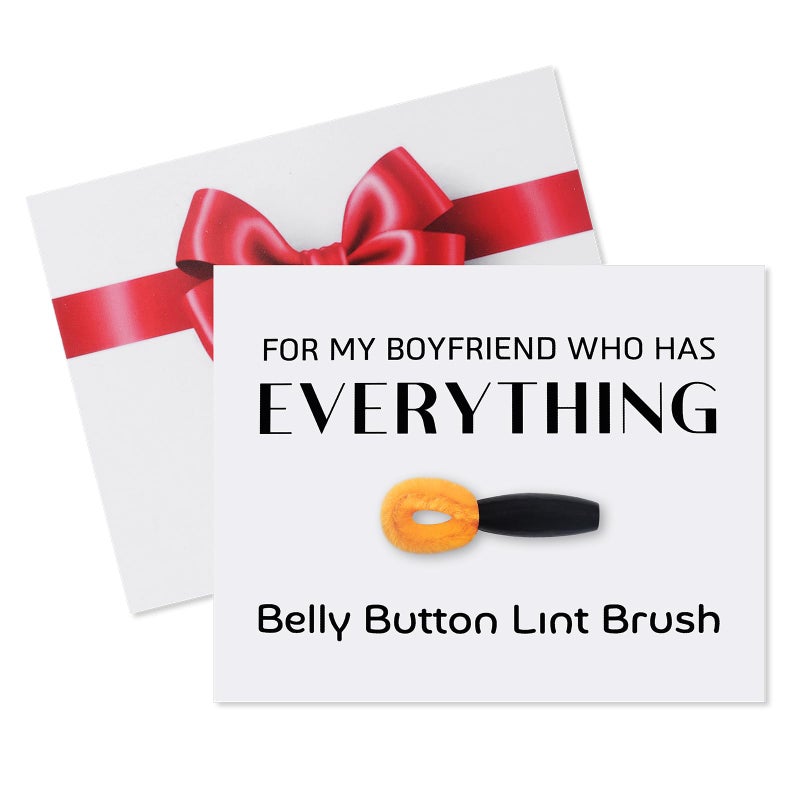 SELORY Valentines Day Gifts for Him Boyfriend Funny Gifts for Boyfriend Boyfriend Birthday Gifts  Mens Valentines Day Gifts Funny Valentines Day Gifts for Him Funny Gag Gifts for Him Belly Button Brush - Image 1
