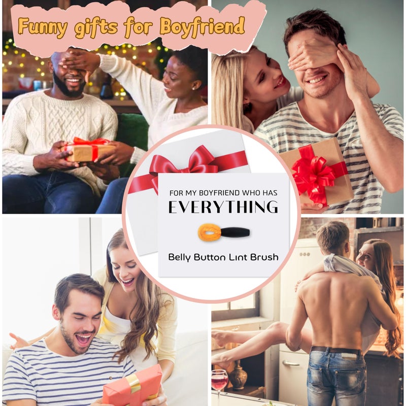 SELORY Valentines Day Gifts for Him Boyfriend Funny Gifts for Boyfriend Boyfriend Birthday Gifts  Mens Valentines Day Gifts Funny Valentines Day Gifts for Him Funny Gag Gifts for Him Belly Button Brush - Image 3
