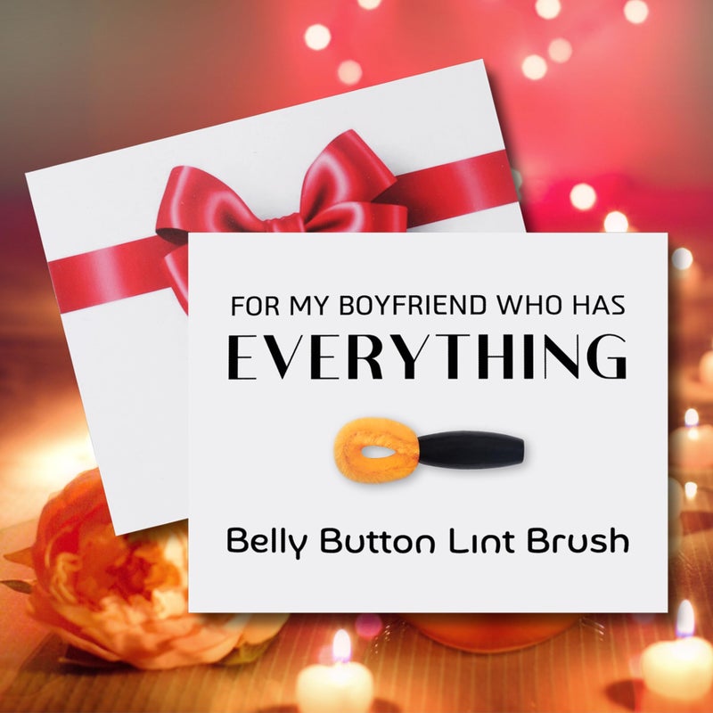 SELORY Valentines Day Gifts for Him Boyfriend Funny Gifts for Boyfriend Boyfriend Birthday Gifts  Mens Valentines Day Gifts Funny Valentines Day Gifts for Him Funny Gag Gifts for Him Belly Button Brush - Image 4