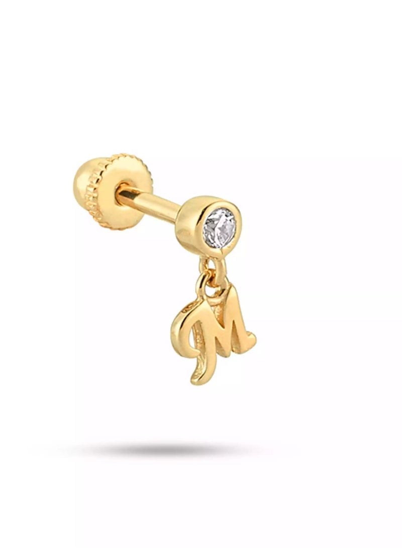 Ruby Art Gold 18K Pure Gold Piercing for women – Hypoallergenic & Premium Shine - 0.69 Gram - Image 2