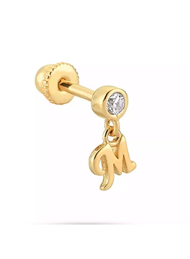 Ruby Art Gold 18K Pure Gold Piercing for women – Hypoallergenic & Premium Shine - 0.69 Gram - Image 1