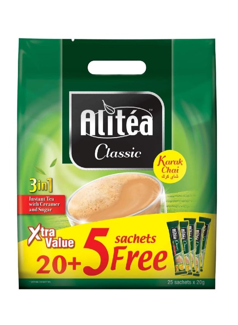 Alitea Classic Instant Karak Tea - 20g 20 + 5 Free - Image 1