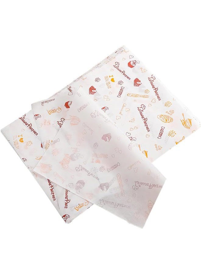 La Llareta 100 Sheets Cheese Wrap Paper, Food Packaging Paper, Waterproof and Oil Resistant for Sandwich/Bread/Cake/Burger - Image 1