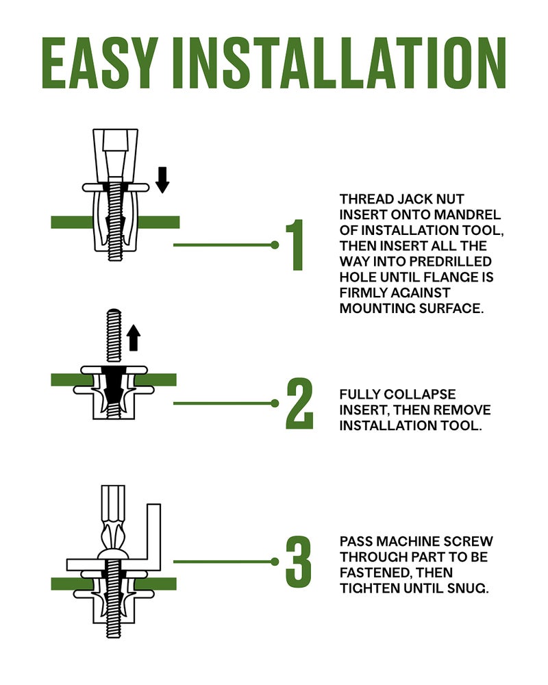 هيلمان طقم صواميل جاك قصيرة من السيليكون مكون من 20 قطعة - Image 5