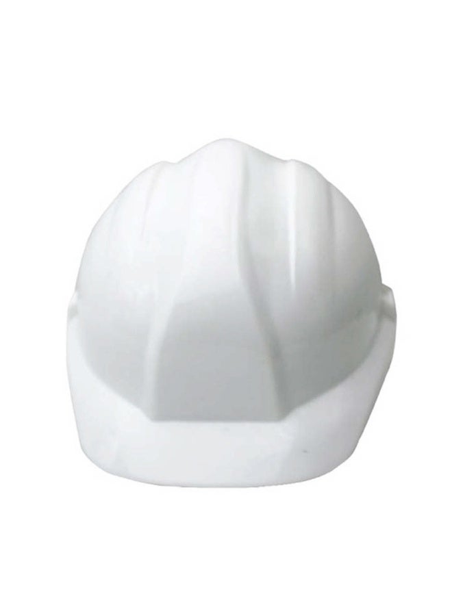 Vaultex VHT Non-vented Safety Helmet,HDPE Material,6-Point Textile Suspension With Pin Lock, White  - Image 1