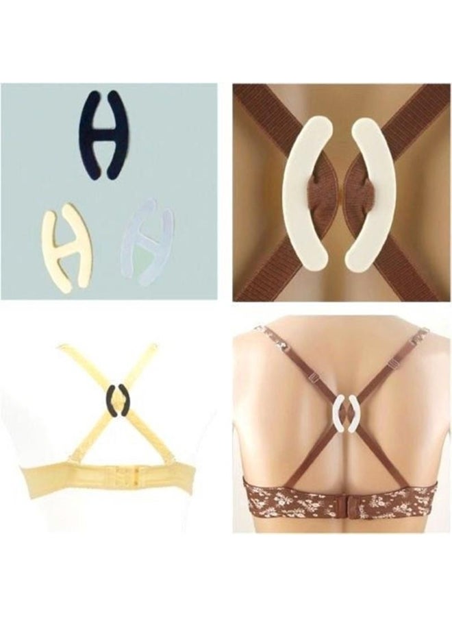 Women Webbing Bra Buckles Shadow-Shaped Buckle Bra Clip Strap Holders 3 PCS - Image 2
