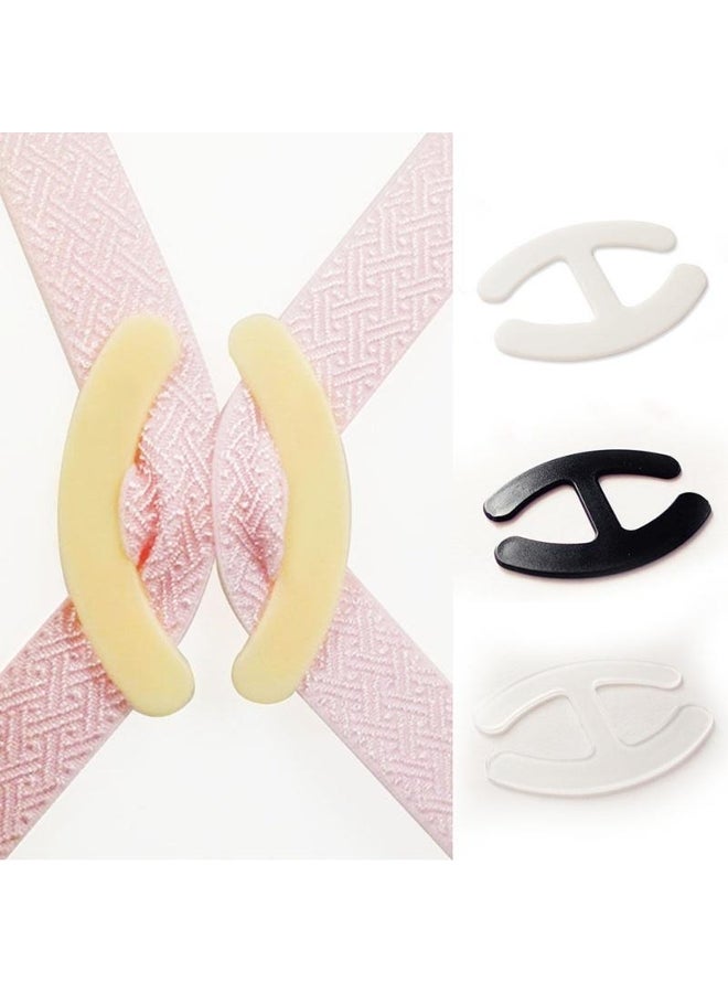 Women Webbing Bra Buckles Shadow-Shaped Buckle Bra Clip Strap Holders 3 PCS - Image 4