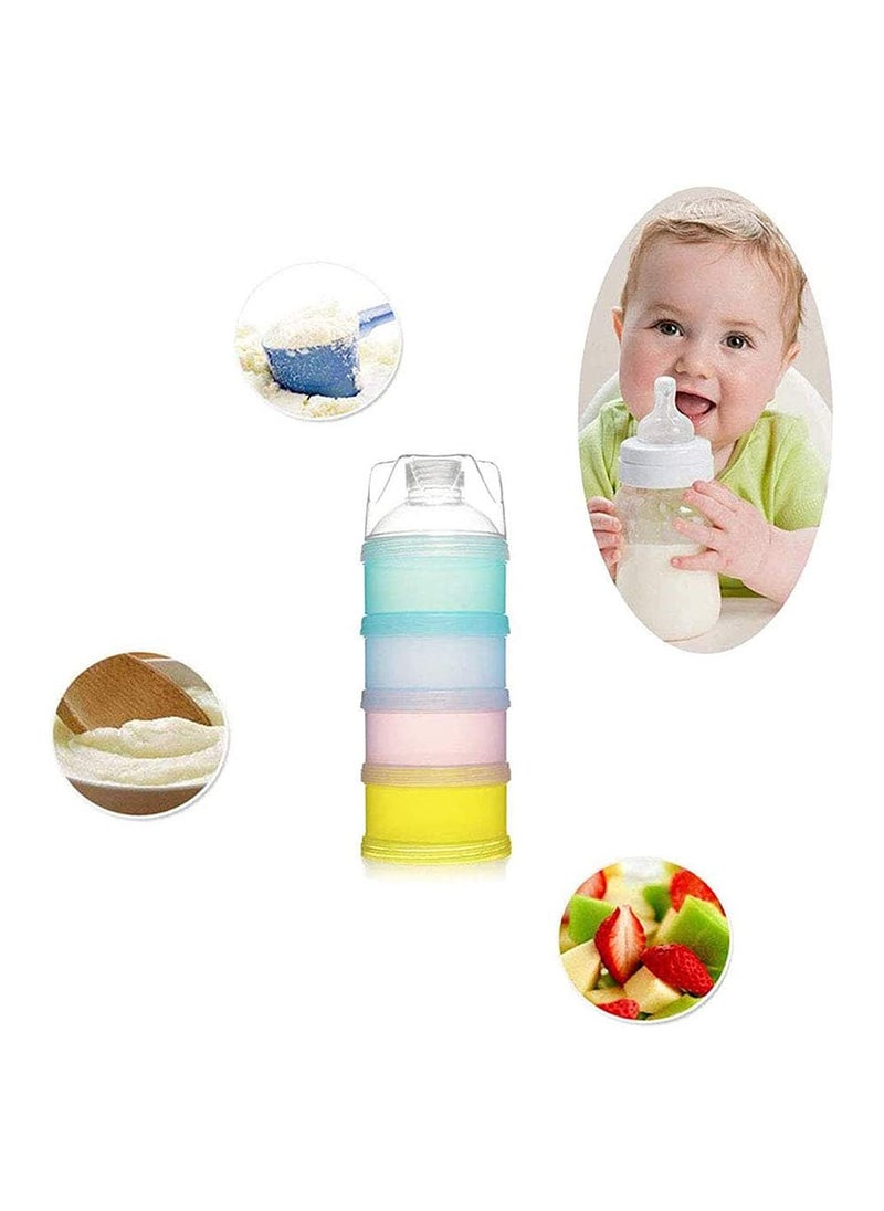 SYOSI Portable Milk Powder Dispenser Formula Storage Container Food Seal Box for Travel and Outdoor  - Image 4