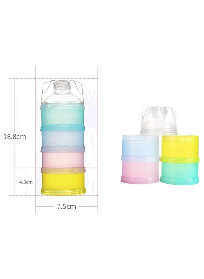 SYOSI Portable Milk Powder Dispenser Formula Storage Container Food Seal Box for Travel and Outdoor  - Image 3