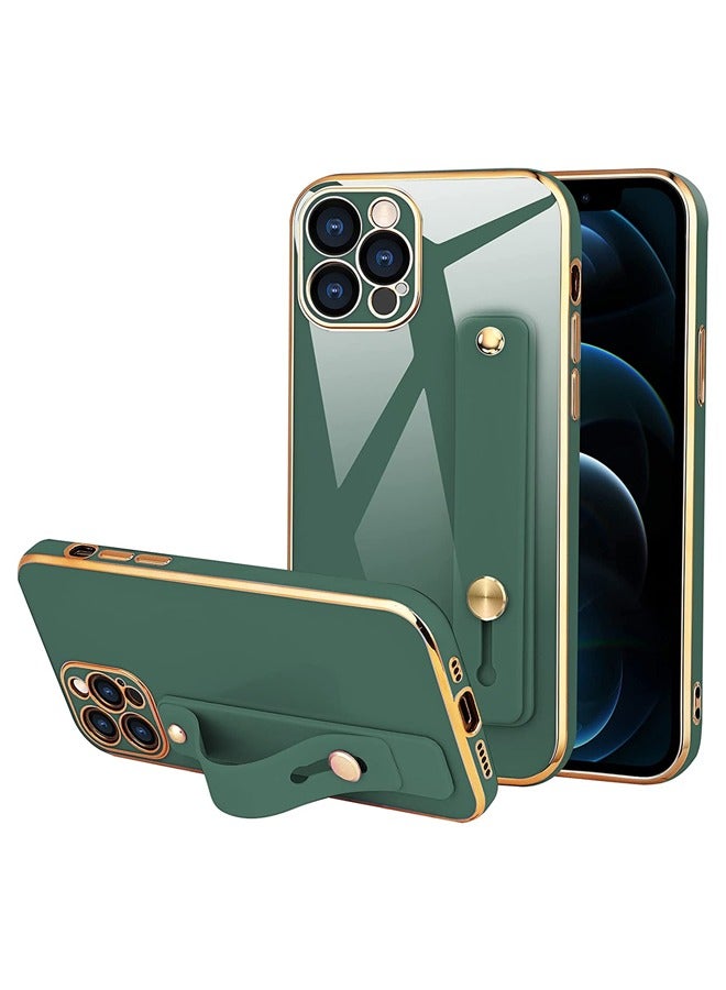 Motim iPhone 14 Pro Case for with Hand Strap Shockproof Anti-Scratch Phone Case Full-Body Protection Soft TPU Cover - Image 1