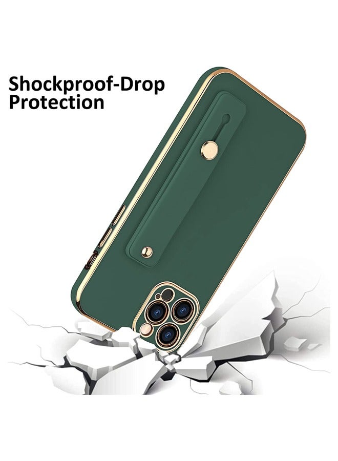 Motim iPhone 14 Pro Case for with Hand Strap Shockproof Anti-Scratch Phone Case Full-Body Protection Soft TPU Cover - Image 2