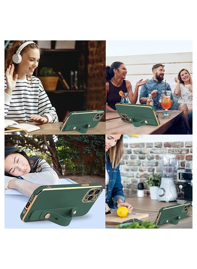 Motim iPhone 14 Pro Case for with Hand Strap Shockproof Anti-Scratch Phone Case Full-Body Protection Soft TPU Cover - Image 5