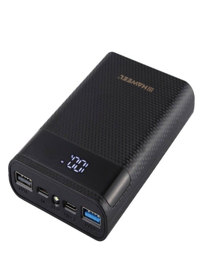 HAWEEL DIY 18650 Battery Power Bank Shell Box with USB Output and Indicator For Smartphones - Image 1