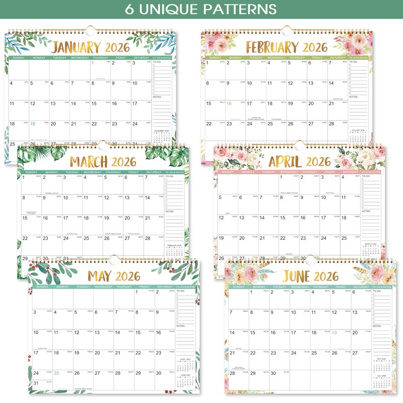 Coboll 2026 Calendar - 2026 Wall Calendar with 12 Months from Jan. 2026 to Dec. 2026, 11.5" x 15", Wall Calendar 2026 Perfect for Office & Home - Image 5