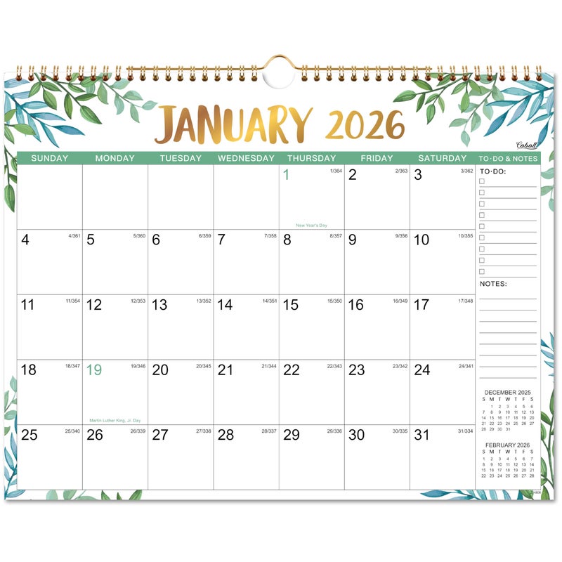Coboll 2026 Calendar - 2026 Wall Calendar with 12 Months from Jan. 2026 to Dec. 2026, 11.5" x 15", Wall Calendar 2026 Perfect for Office & Home - Image 1