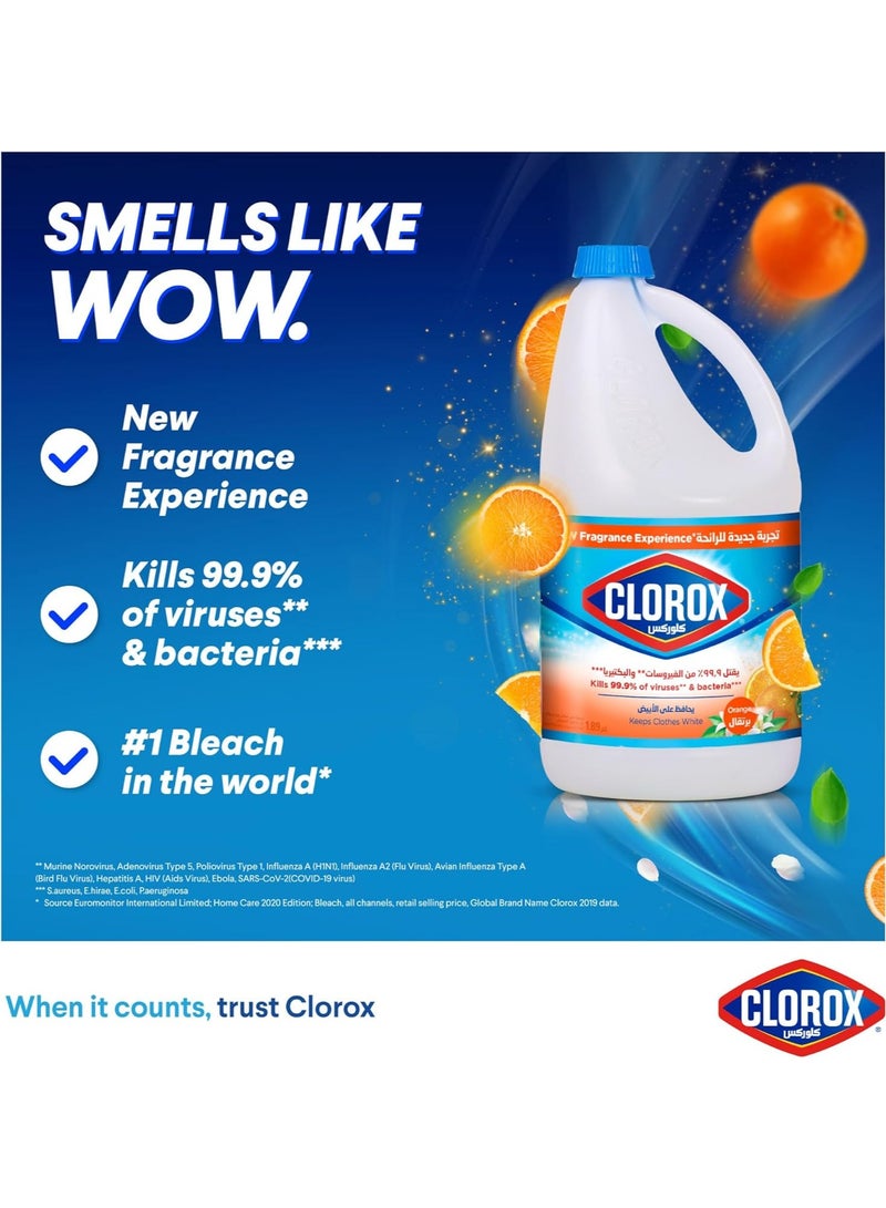 Clorox Liquid Bleach Orange Scent 1.89L - Image 3