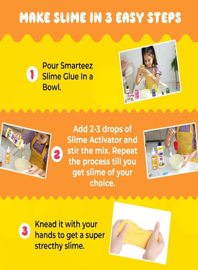 SMARTEEZ Slime Glue Blue | School Glue | Craft Glue | Smooth & Stretchy | Non Toxic | 100ML (Pack of 1) - Image 2