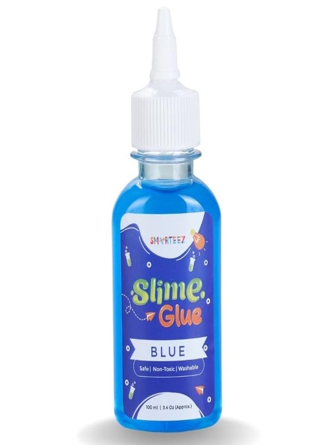 SMARTEEZ Slime Glue Blue | School Glue | Craft Glue | Smooth & Stretchy | Non Toxic | 100ML (Pack of 1) - Image 1