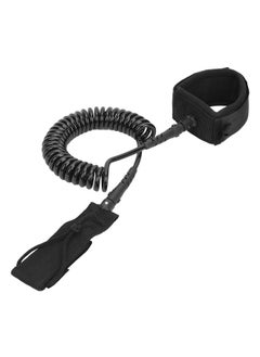 Thoraya Black Elastic Water Sports Foot Rope Surfing Paddle Board Ankle Spring Traction Strap  - Image 4