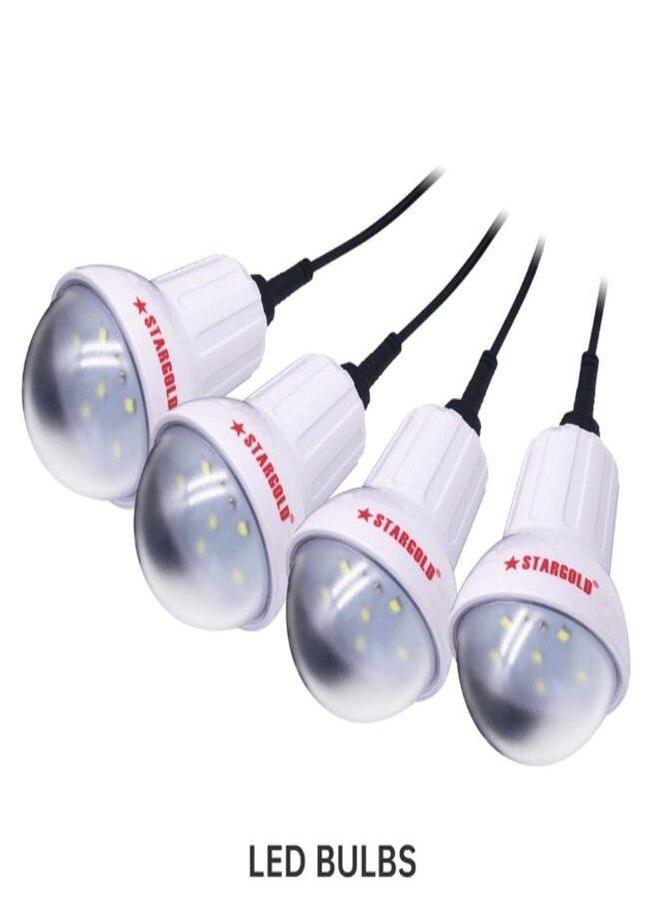 Stargold Solar Lighting System With 4 LED Bulbs 3W Solar Panel - Image 2
