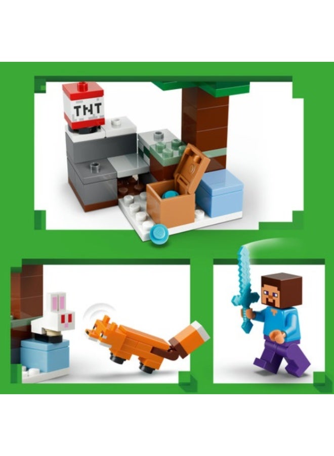 LEGO Minecraft Steve's Taiga Adventure Building Set - Image 3