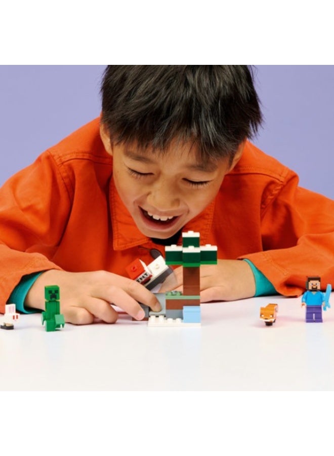 LEGO Minecraft Steve's Taiga Adventure Building Set - Image 5