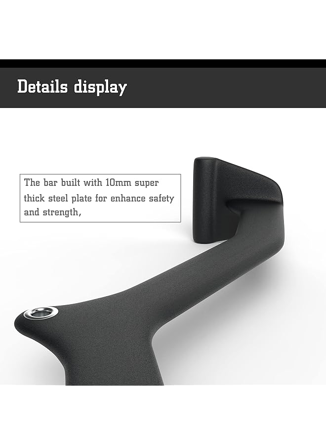 إيروريكس صالة الألعاب الرياضية المنزلية، اللياقة البدنية، التجديف، قضيب على شكل حرف T، قضيب على شكل حرف V، بكرة، كابل، ملحقات الجهاز، تمرين ثني العضلة ذات الرأسين، قضيب سحب للأسفل، تمرين القوة، مقبض، قضيب سحب للأسفل، تمارين الضغط للأسفل (31.5 بوصة) - Image 4