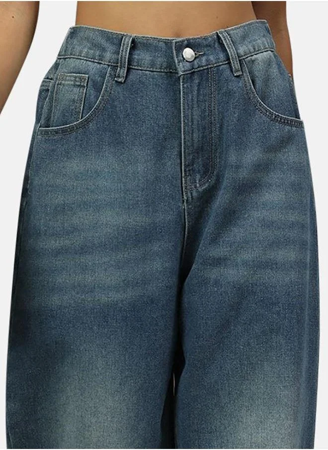 يونيكي Blue Relaxed Fit Jeans