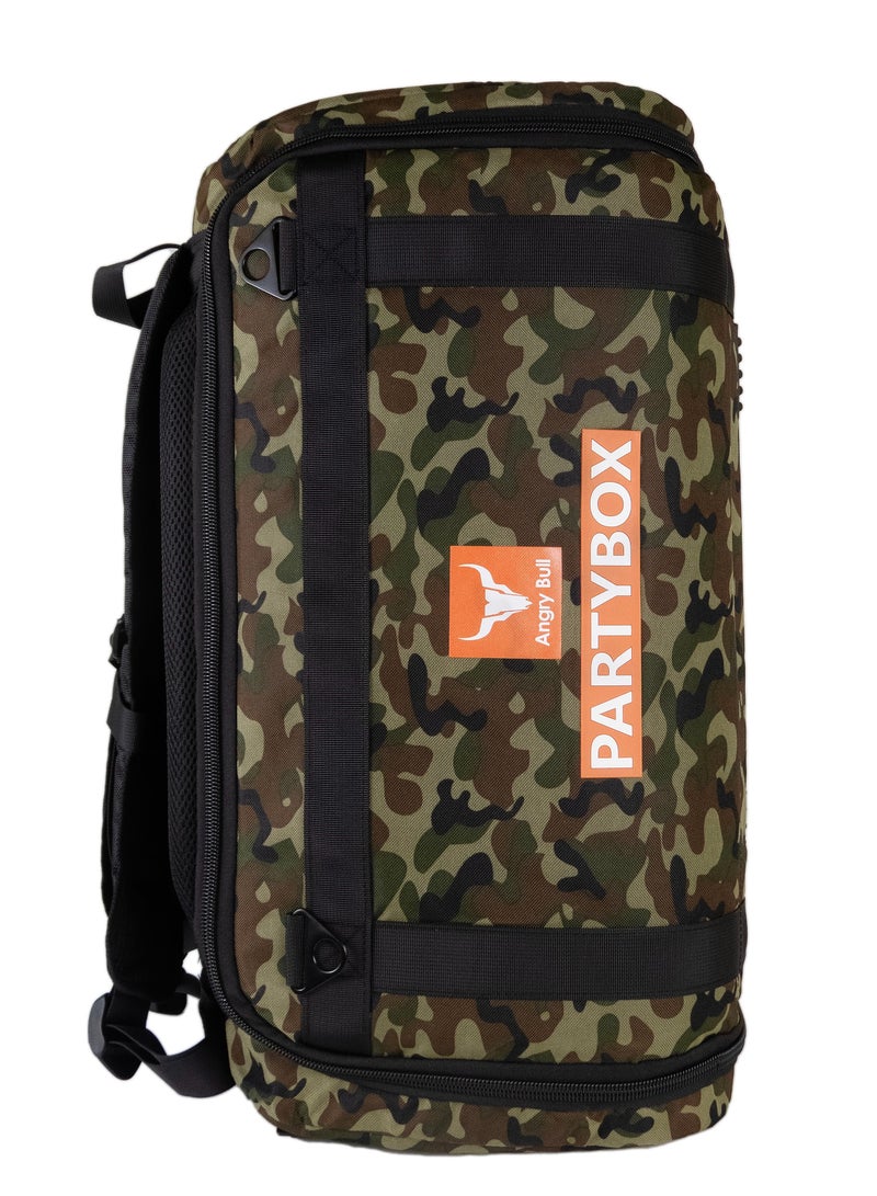 Angry Bull Speaker Bag Carrying Case Backpack Compatible with JBL Partybox 110 Backpack bag ARMY - B  - Image 1