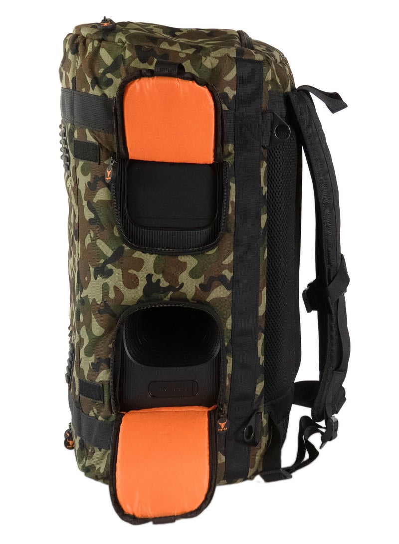Angry Bull Speaker Bag Carrying Case Backpack Compatible with JBL Partybox 110 Backpack bag ARMY - B  - Image 5
