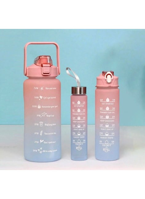 3 Size Water Bottle Straw Bottle Colorful Water Bottle Pink - pzsku/Z79E56DAA949BEFF78E85Z/45/_/1731226665/f76bcd6b-185d-46dd-b2f1-e678c0f1d161