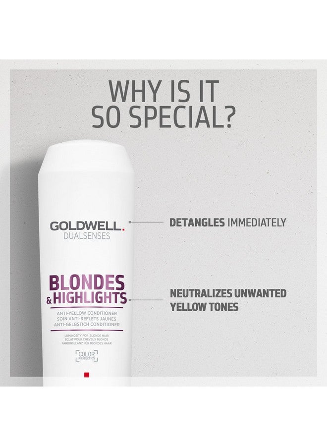 Goldwell Dualsenses Blondes & Highlights Anti-Yellow Conditioner 300mL - Image 5