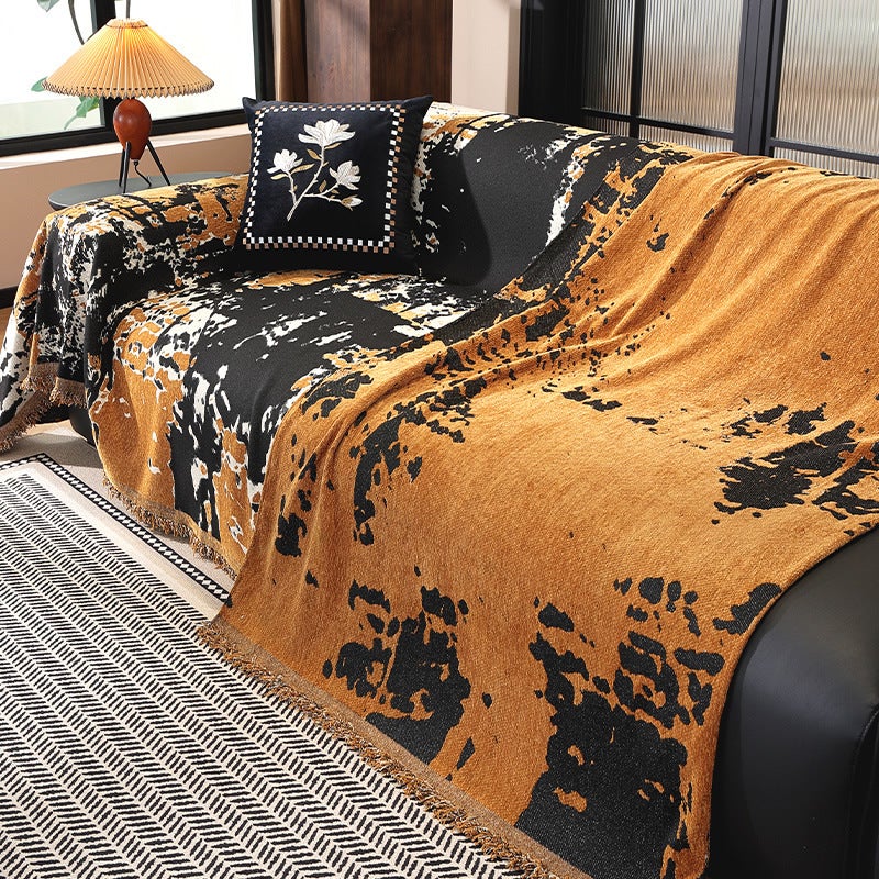 Sofa Cover Cloth Double-Sided Chenille Sofa Towel Four Seasons Universal A Whole Full Cover Sofa Cushion Cover - Image 5