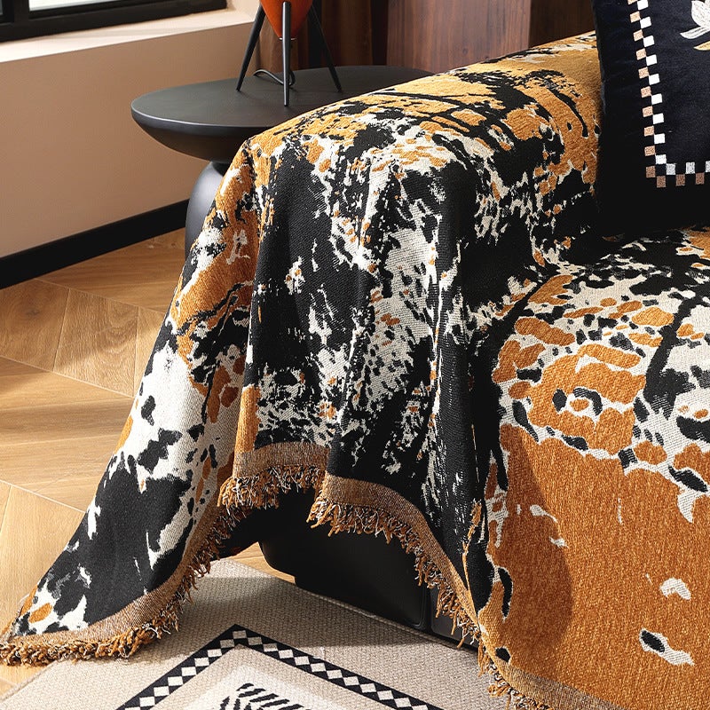 Sofa Cover Cloth Double-Sided Chenille Sofa Towel Four Seasons Universal A Whole Full Cover Sofa Cushion Cover - Image 4